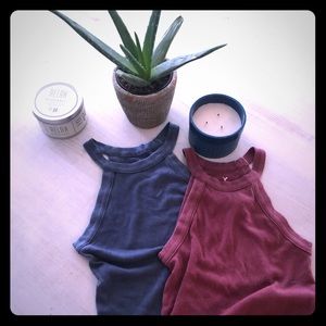 Re-posh 2 AEO soft and sexy high neck tanks